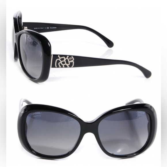 Chanel CC Camellia Sunglasses - Full Inclusion - Picture 1 of 6